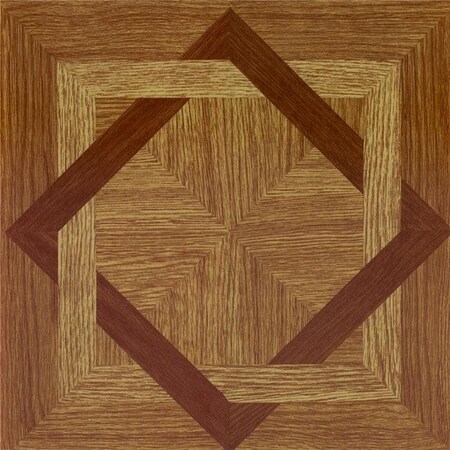Achim Importing Achim FTVWD22445 12 x 12 in. Tivoli Self Adhesive Vinyl Floor 45 Tile; Wood Diamond - 45 sq. ft. FTVWD22445